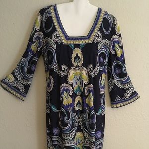 laundry by Shelli Segal Navy A-line dress, 4